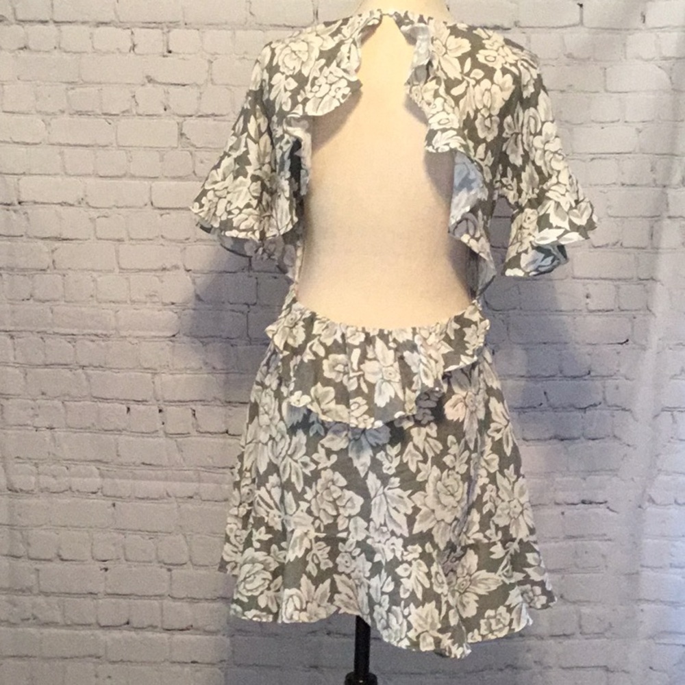 Stunning Open Back Floral Dress